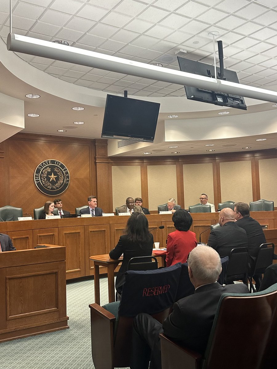 Testimony before the Senate Committee on Higher Education in Austin today…