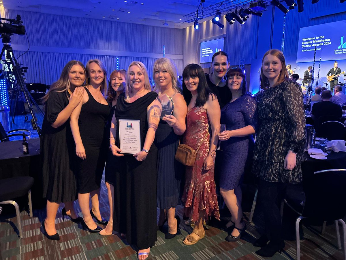What a great team! I'm proud of all Tameside's cancer CNS team - tonight we celebrate Laura & Lisa @Advcancernurses for delivering outstanding care and then winning an award for it ! #gmcancerawards2024 @TandGCancer @tandgicft @NicolaFirth6 @LydiaBriggs91