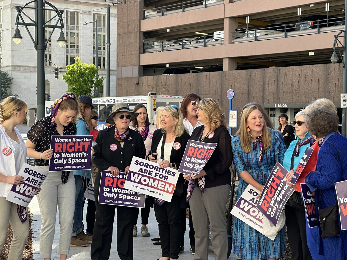 An amazing day fighting for women!!!!! We asked where are the feminists at and we found them today!!! This is not a partisan issue, this is about protecting women. Women should be protected in sports, in locker rooms, in bathrooms, in jails……and I won’t stop fighting for you!!!