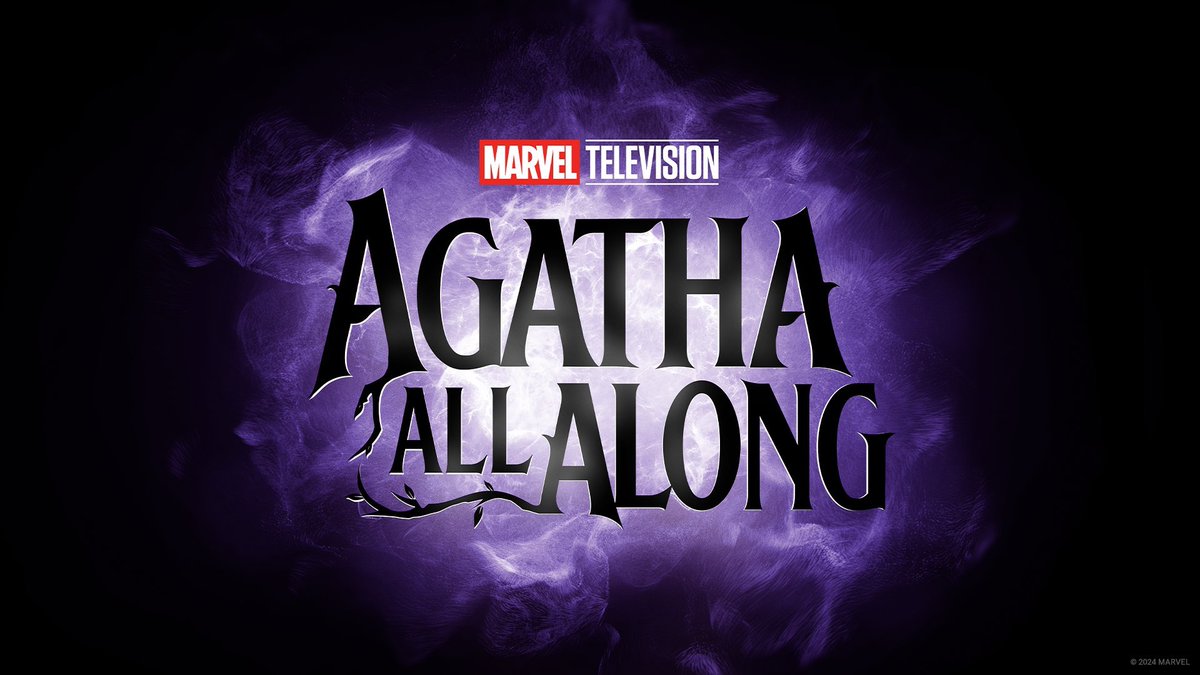 New logo for 'AGATHA ALL ALONG' Streaming September 18 on Disney Plus