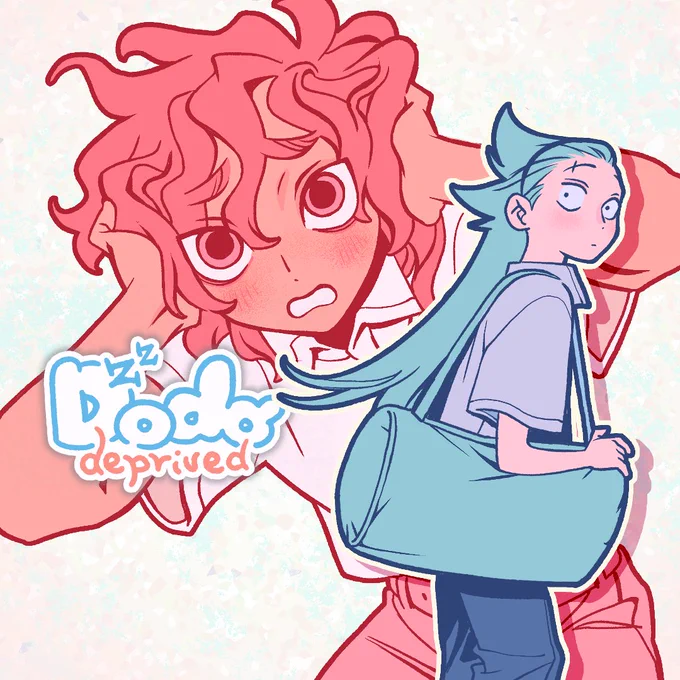 Happy #WebcomicDay !!!!
I make Dodo Deprived, a BL story about Ruben, who's recently started struggling with insomnia and his classmate Dominic, whose presence seems to somehow fix it?
Updates every monday 🦤💤 