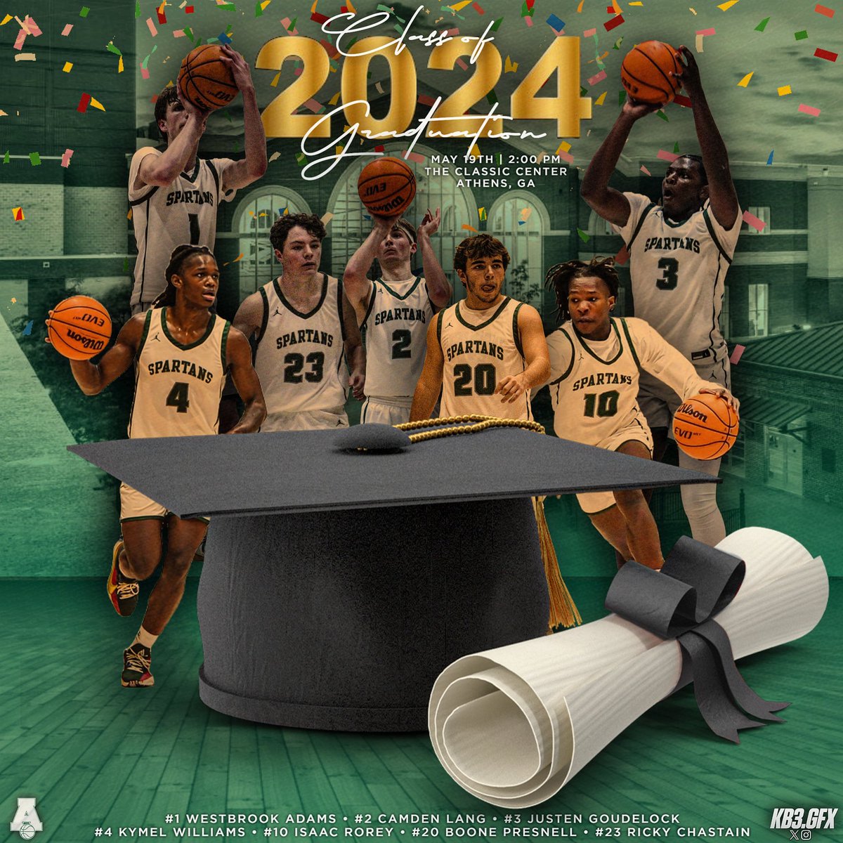 𝐎𝐍𝐄 𝐋𝐀𝐒𝐓 𝐓𝐈𝐌𝐄 𝐎𝐍 𝐓𝐇𝐄 𝐁𝐈𝐆 𝐒𝐓𝐀𝐆𝐄 🎓

ᴄᴏɴɢʀᴀᴛᴜʟᴀᴛɪᴏɴꜱ ᴛᴏ ᴛʜᴇ ᴄʟᴀꜱꜱ ᴏꜰ 2024 <a href="/acad_basketball/">ᴀᴛʜᴇɴꜱ ᴀᴄᴀᴅᴇᴍʏ ʙᴏʏꜱ ʙᴀꜱᴋᴇᴛʙᴀʟʟ</a> ꜱᴇɴɪᴏʀꜱ ᴡʜᴏ ᴡɪʟʟ ʙᴇ ɢʀᴀᴅᴜᴀᴛɪɴɢ ꜰʀᴏᴍ @athens_academy ɪɴ ᴊᴜꜱᴛ ꜰɪᴠᴇ ᴅᴀʏꜱ!