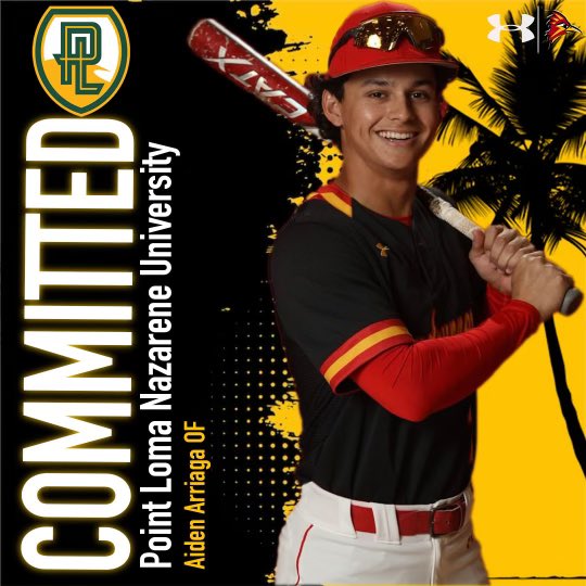 🔥COMMITTED🔥 Congratulations sophomore OF, @aidenarriaga222 on his commitment to Point Loma Nazarene Univeristy!🦭 @COD_Athletics @PLNUBaseball