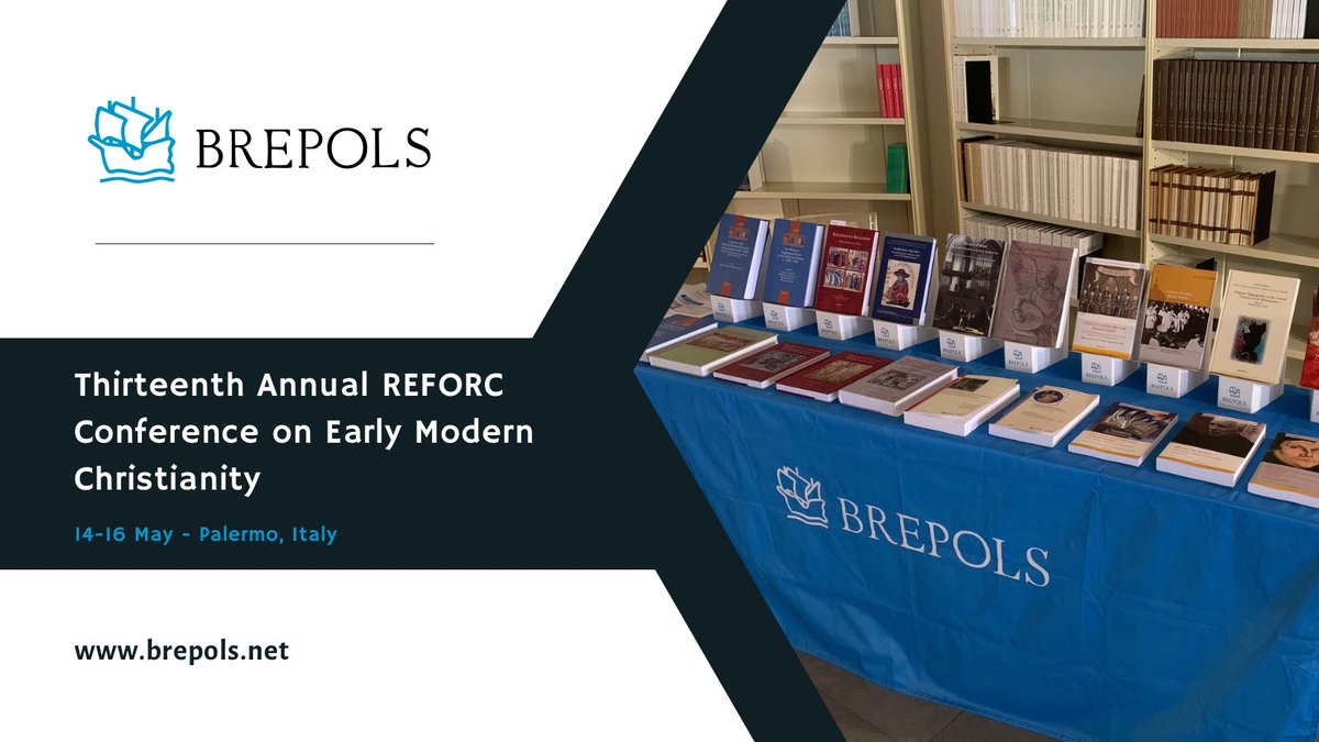 Currently in Palermo for the 13th @REFORConsortium Conference. See you at our book exhibit where you can browse our newest titles in the field or meet up with publishing manager @timdenecker! #earlymoderntwitter #reforc24
