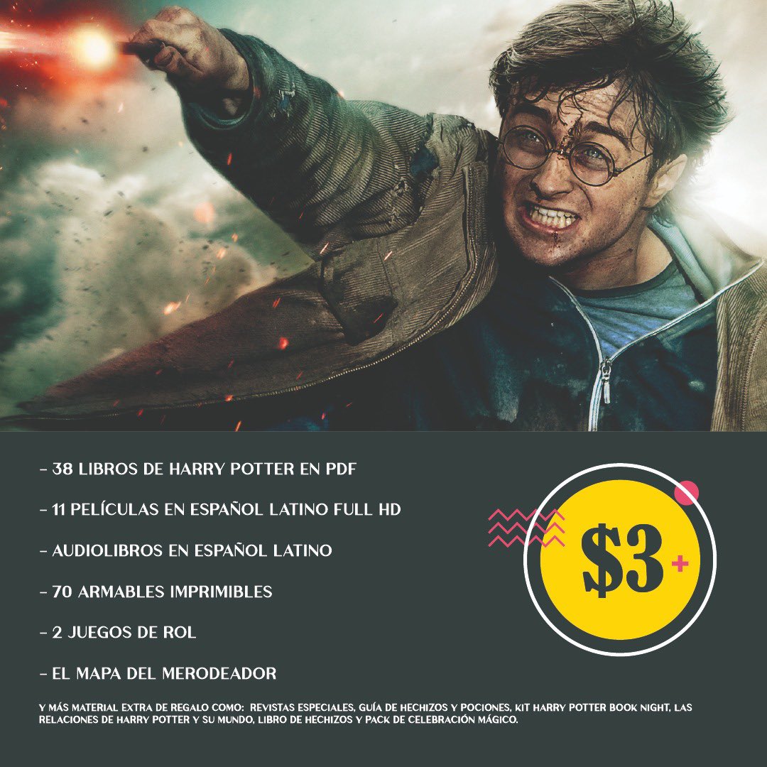 Robertonunezo's tweet photo. A quien le interese me puede contactar.
#harrypotter #sagas #librospdf #lectura
#pdf https://t.co/RGvtmtMmVD