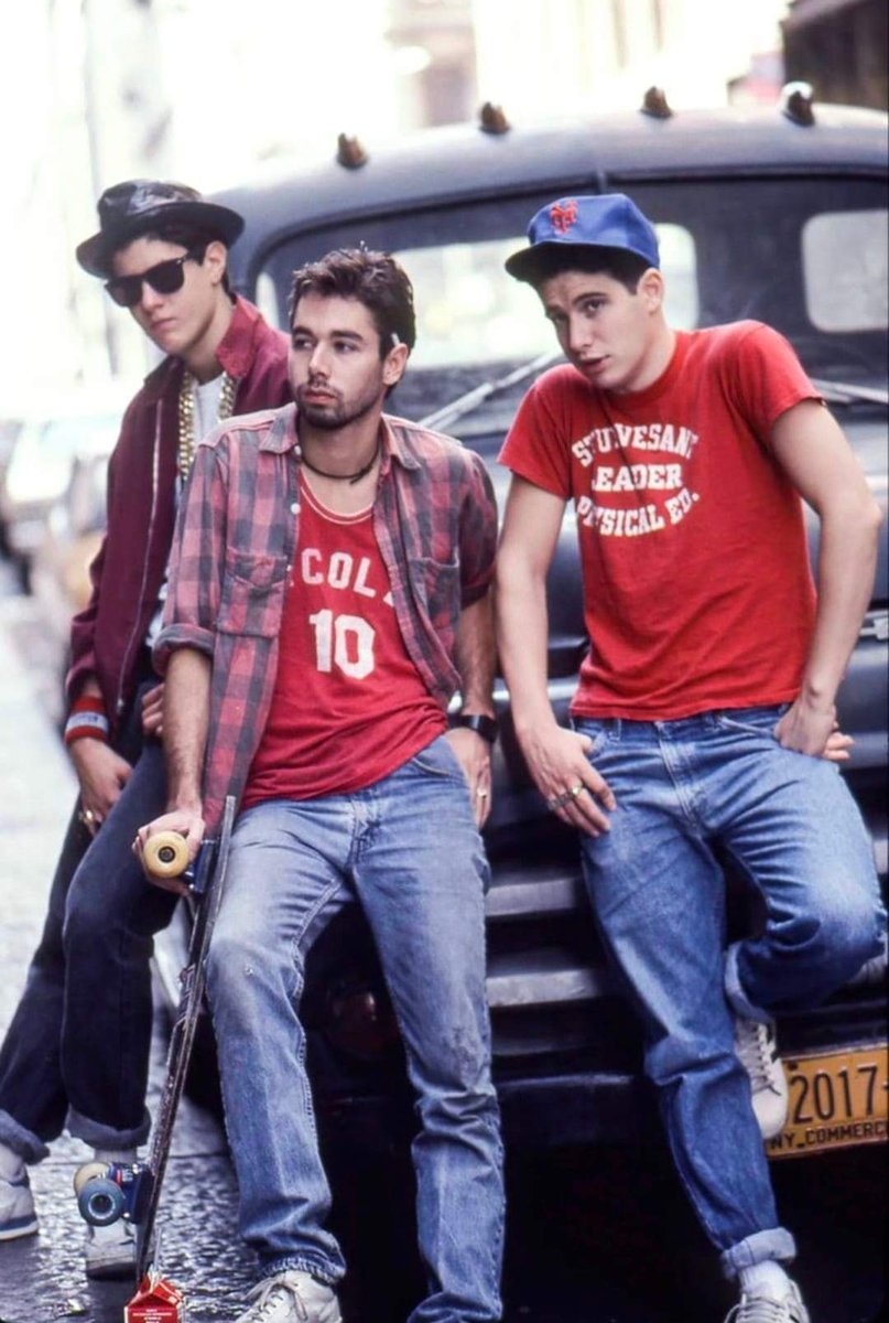 Beastie Boys on East 18th Street and Broadway in New York City, 1986. 📷 Sunny Bak
