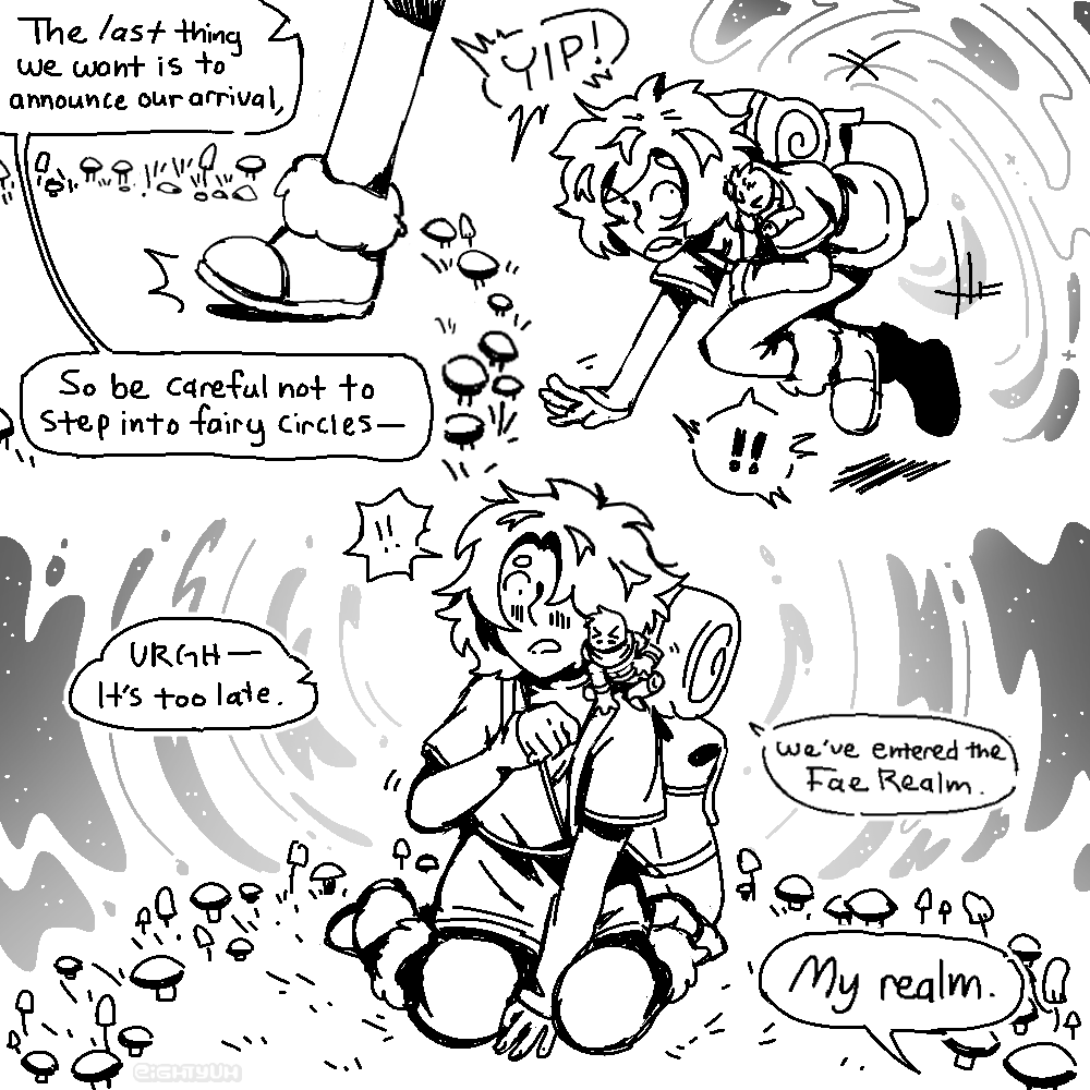 eightyuh's tweet photo. its #WebcomicsDay ??? i got one of those!!
I'm Eighty, and my series Wick's End is just over a year old! 🖤 A lighthearted fantasy adventure about a knight who cheats death, but lives on with the curse of being 6", and his quest for a cure!
⚔️🕯️ https://t.co/Ijl9d3mWA6 🕯️⚔️ https://t.co/lleLywgxyw