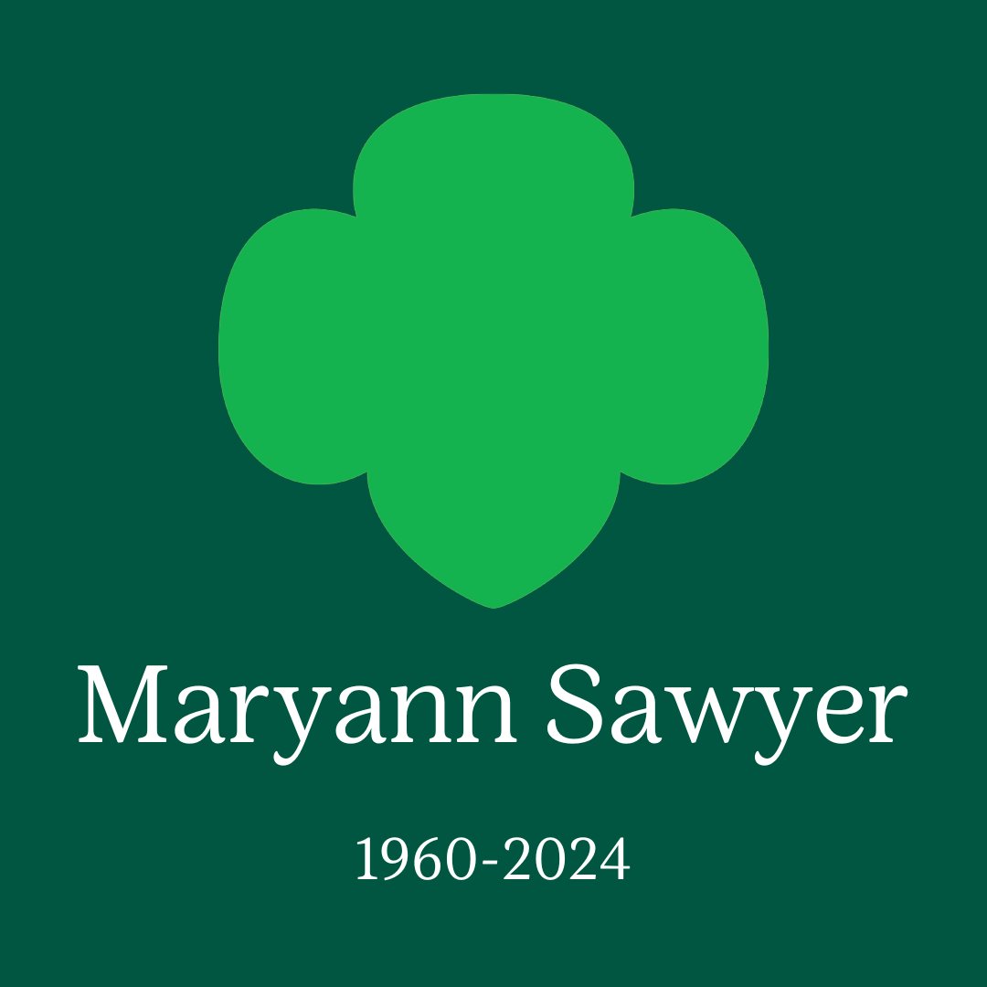 GSNYPENN's tweet photo. We are sad to share that longtime GSNYPENN volunteer &amp; lifetime member Maryann Sawyer, 63, of West Eaton, N.Y., passed away May 9. She was a leader in Morrisville for over 30 years starting with her daughter’s troop. Rest easy, Girl Scout. 💚

https://t.co/ccIrUJYtWQ https://t.co/BNm209aqK6