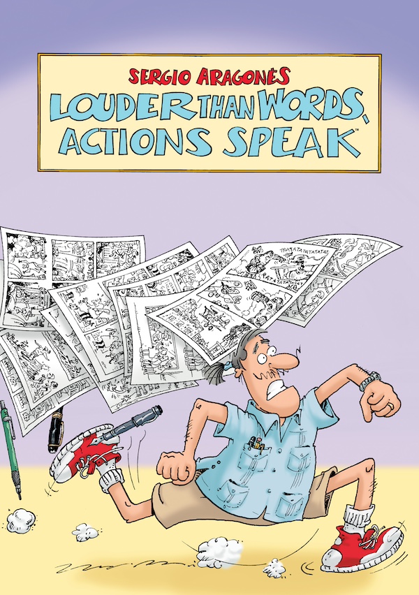 This July, Sergio Aragonés' Louder Than Words and Actions Speak will be collected together for the first time in a hardcover edition! Louder Than Words, Actions Speak collects issues #1-6 of both series and includes new cover art. Pre-order now: bit.ly/42v0T8y