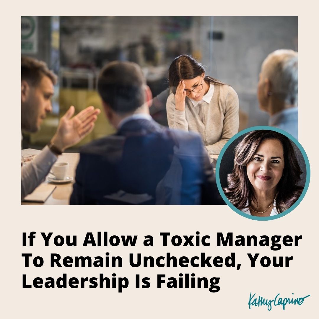 Do you have a manager or leader who allows abusive behavior in their employees to go unchecked? 

Read my latest issue:

linkedin.com/pulse/you-allo…

#toxiccultures #workculture #leadership #personalgrowth #managerialgrowth #leadershipgrowth #career