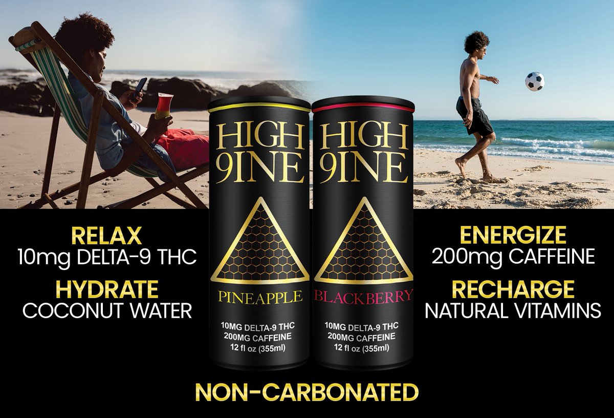 HIGH 9INE is gearing up for those hot summer days. Keeping you Chill & Revitalized!

#drinkhigh9ine #stonerfam #cannamom #summervibes #hot #heat #vibes #cocktail #beach #Chillingonthebeach #weed #smoke #sesh #preroll #giveaway