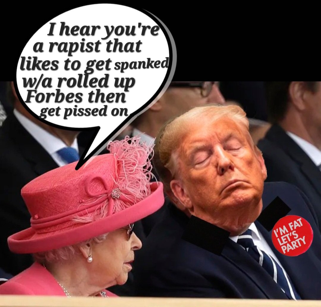 #DonSnoreleone #TrumpTrial #JudgeMerchan #MichaelCohen #QueenElizabeth detested 'stinky' w/a passion.#GOP,this is ur emissary to the 🌎? The face of the #UnitedStates? Really? #TrumpIsACriminal #TrumpisARapist? The most violent crime against womyn? This is #MikeJohnson's message?