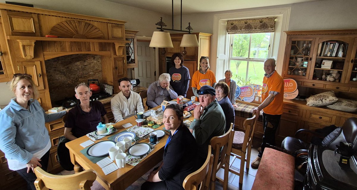 #HelloHowAreYou @MentalHealthIrl Delighted to share @Lairdhse06 #SocialFarming experience with @Carolin69050184 @ainehurley86 Ger Walsh @MHER_Ire at Ger Deegan's #FarmLife #inclusion @DeptRCD @HealthyIreland