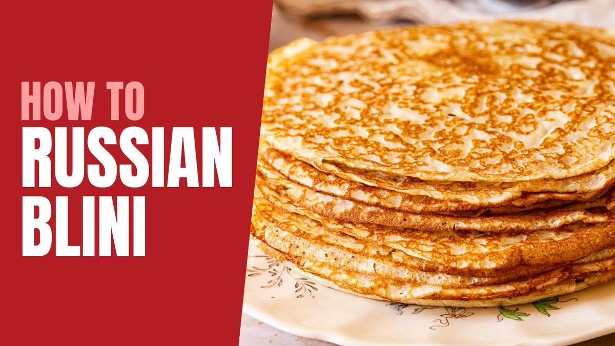 Let's cook Russian Blini! diningandcooking.com/1388864/lets-c… #American #AmericanRecipes #BasicRussianBlini #BasicRussianPancakes #BliniPancake #BliniRecipe #BliniRecipeQuick #Blinis #CaviarOnBliniRecipe #CookingBlini #CookingRussianBlini #EasyRussianRecipes #HowToBlin