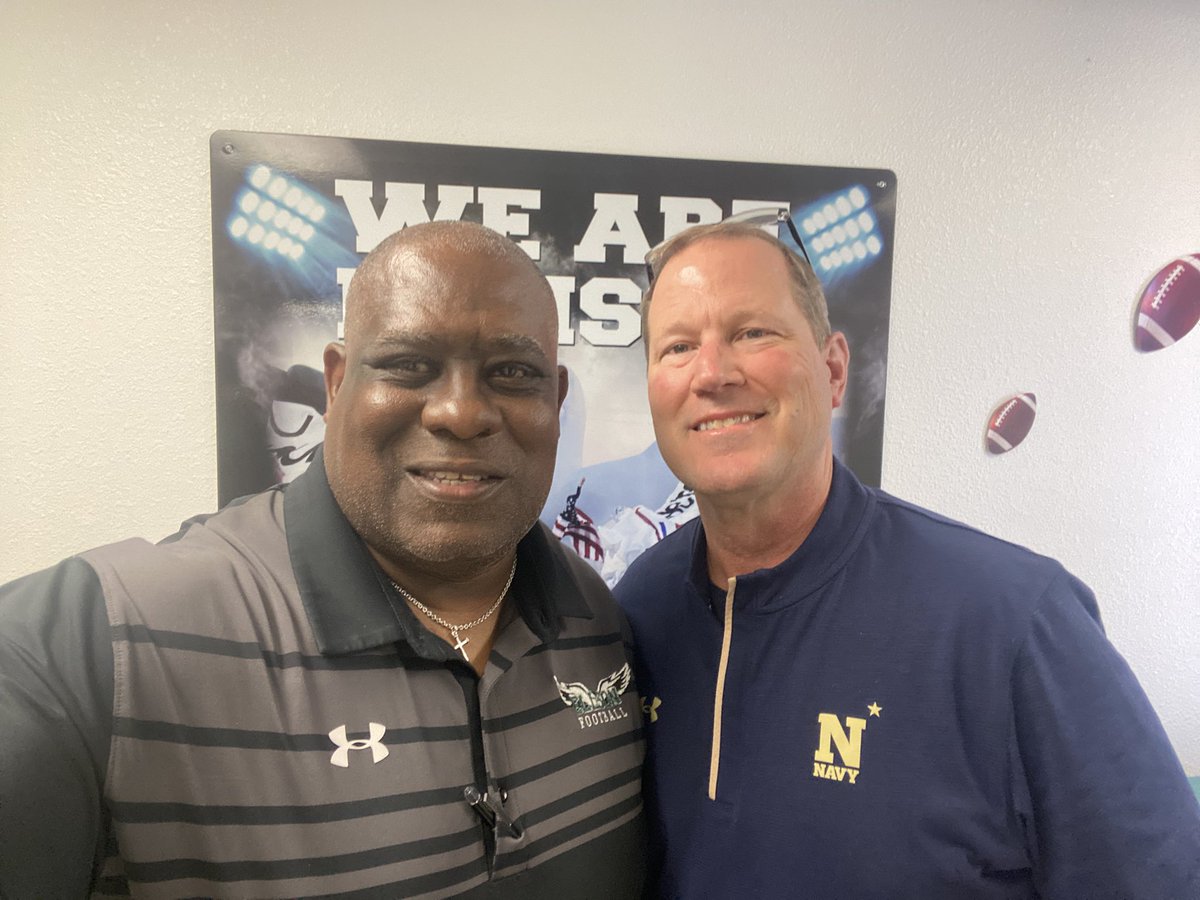 Thanks to the Naval Academy for recruiting Ellison Football!