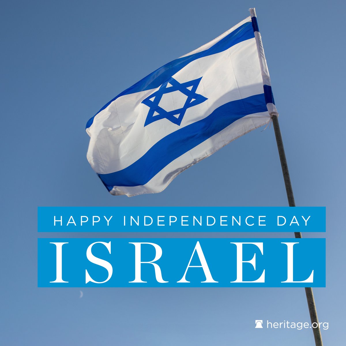 From all of us at The Heritage Foundation, happy 76th Independence Day to America’s great ally and friend, Israel! Even amidst these most trying times, we stand with you in your fight to preserve your nation for generations to come.