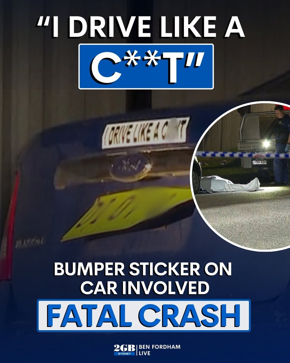 A pedestrian is DEAD after a brutal collision... and the bumper sticker on the car involved is sickening. 😳 MORE: brnw.ch/21wJMob