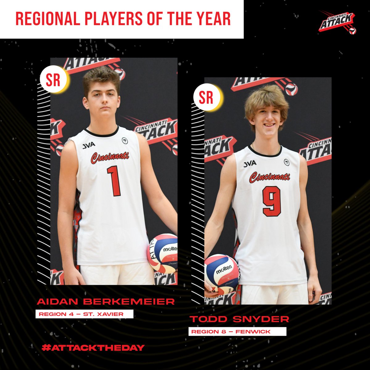 Big ups to these POYs!

Congrats to Aidan and Todd on fantastic years with their respective teams. Still so much more to play for, but these recognitions are so well deserved! 

Keep attacking the day, fellas! #AttacktheDay #AttackMentality #AttackFamily