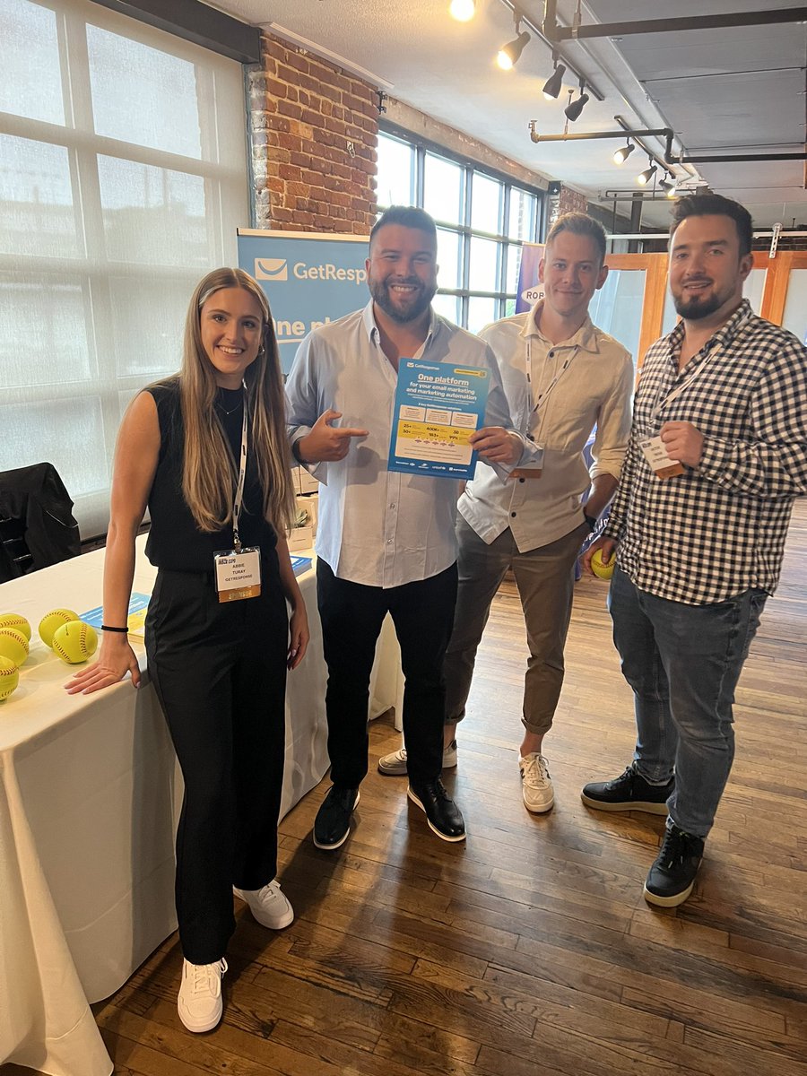 Thrilled to be in Atlanta with my @GetResponse team at @InboxExpo! If you have any questions about the company or email marketing, ask away!