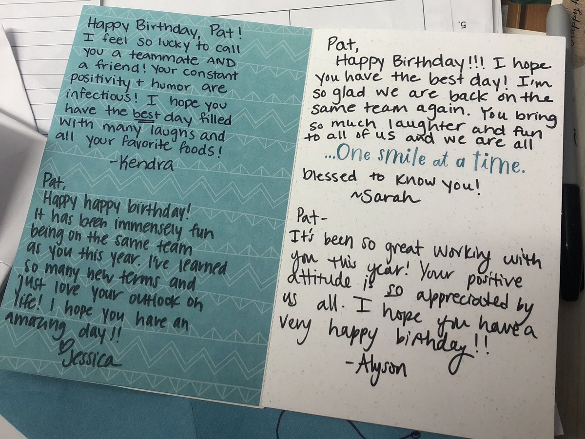 Feeling so much love and gratitude from my teammates and students <a href="/MasonCrestES/">Mason Crest ES</a> today. 

How lucky are we?