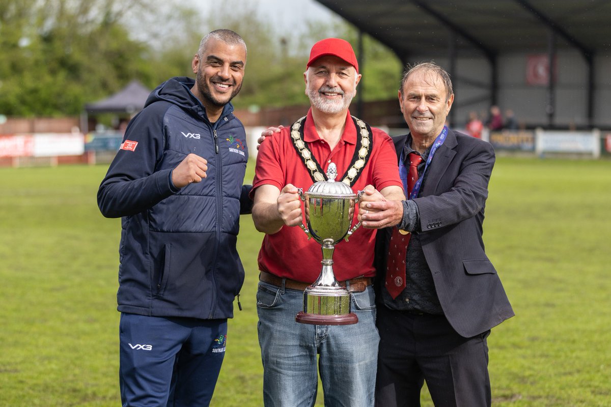 The Mayor of Frome (@themayoroffrome) on Twitter photo “Frome are going up. I get to hold the Cup.” Thanks Danny and Derek. Wishing <a href="/FromeTownFC/">Frome Town FC</a> a successful 2024/25 season ahead. Photo Credit: Steve McCarthy “Frome are going up. I get to hold the Cup.” Thanks Danny and Derek. Wishing <a href="/FromeTownFC/">Frome Town FC</a> a successful 2024/25 season ahead. Photo Credit: Steve McCarthy
