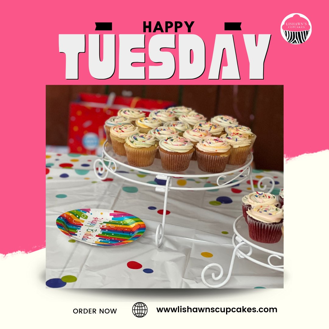 Happy Tuesday cupcake lovers 🧁❤️!!! Don’t forget to order your cupcakes!!!

#happy
#happyday
#cupcakes
#sweettreats 
#order
#ordernow 
#orderonline 
#lishawncupcakes
#companytreats
#delicious
#tuesday
#likeifyoulovesweets
#like4like
#custom
#sprinkles
#madewithlove 
#custommade