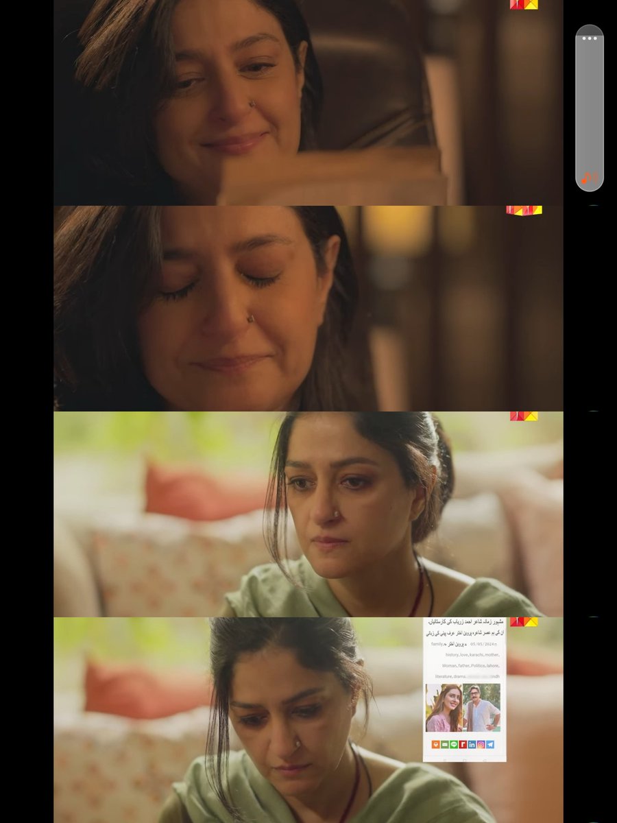 Naziaq2's tweet image. #nadiajamil excellent performance today. Its about time to leave #ahmedzaryab
#khushbomeinbasaykhat #humtv