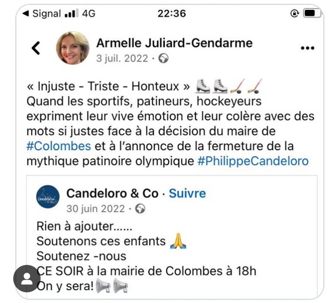 @Ville_BoulogneB @Metropolitans92 J'espère que vous n'avez pas changé d'avis en 2 ans @armellegendarme ! NON à la fermeture de la patinoire de Boulogne-Billancourt. #patineraboulogne