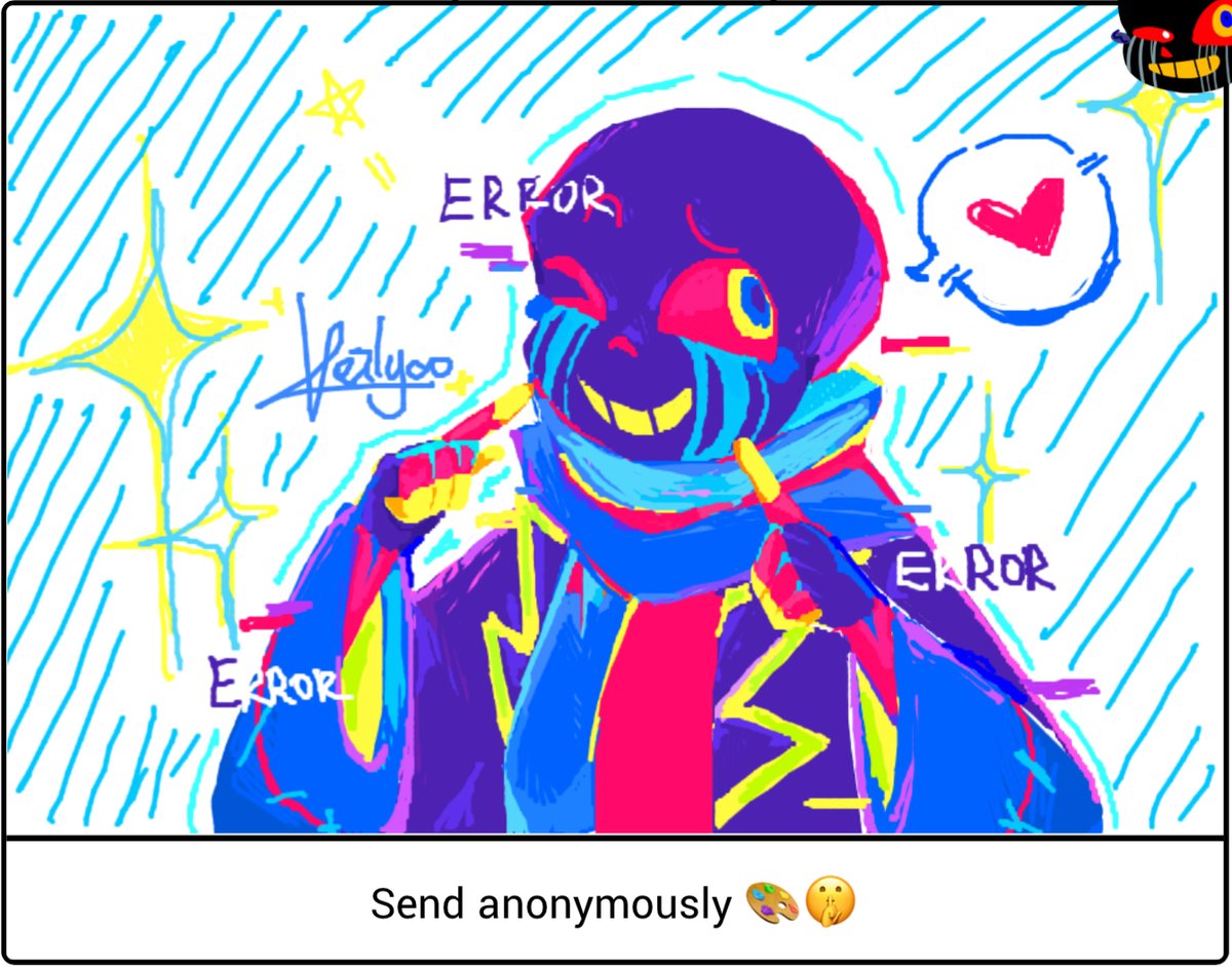 he’s actually kinda hard for me to draw on strawpage LOL (still love him)

#errorsans #undertaleAU