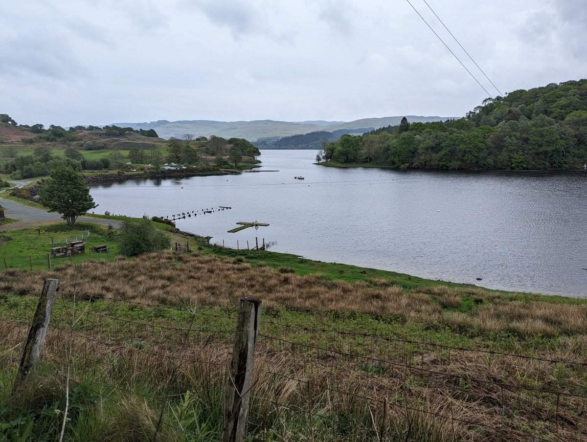 LEJOG Day 17 Rain and drizzle for 36 hrs. Highland midge hello old foe. Beautiful but hard up west side of Loch Awe. Kind £15 donation from next table at restaurant (8pm close. Really??!)