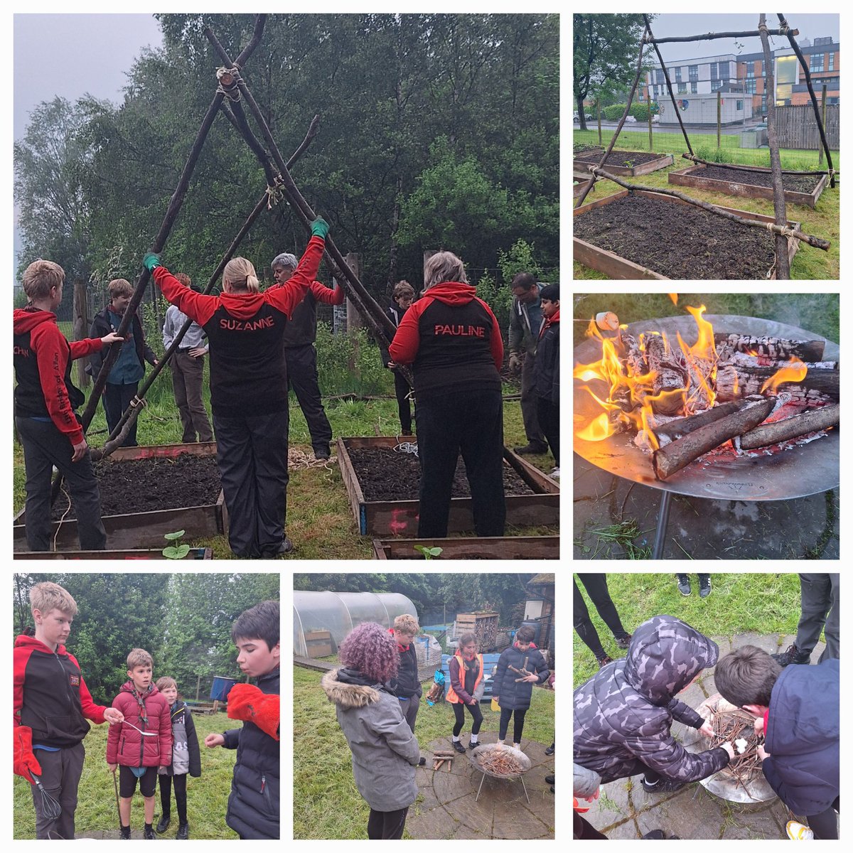 11thBofA's tweet photo. Thank you @autismprovision &amp; @StModansHS for allowing us to use the Tiny Farm. Inspired by @TheMontyDon @RHSSchools to build a pumpkin climbing frame as  an alternative way to grow #community https://t.co/LJIpiAZ9AA