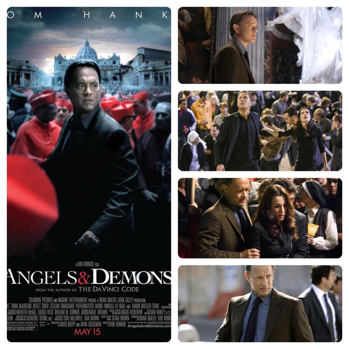 Angels & Demons celebrates 15th anniversary today.
#angelsanddemons #ronhoward #ronhowardfilm #danbrown #tomhanks #tomhanksfan #tomhanksmovies #danbrownbooks #danbrownfan #robertlangdon #sonypictures #sonypicturesstudios #sonypicturesentertainment  #sonystudios #columbiapictures