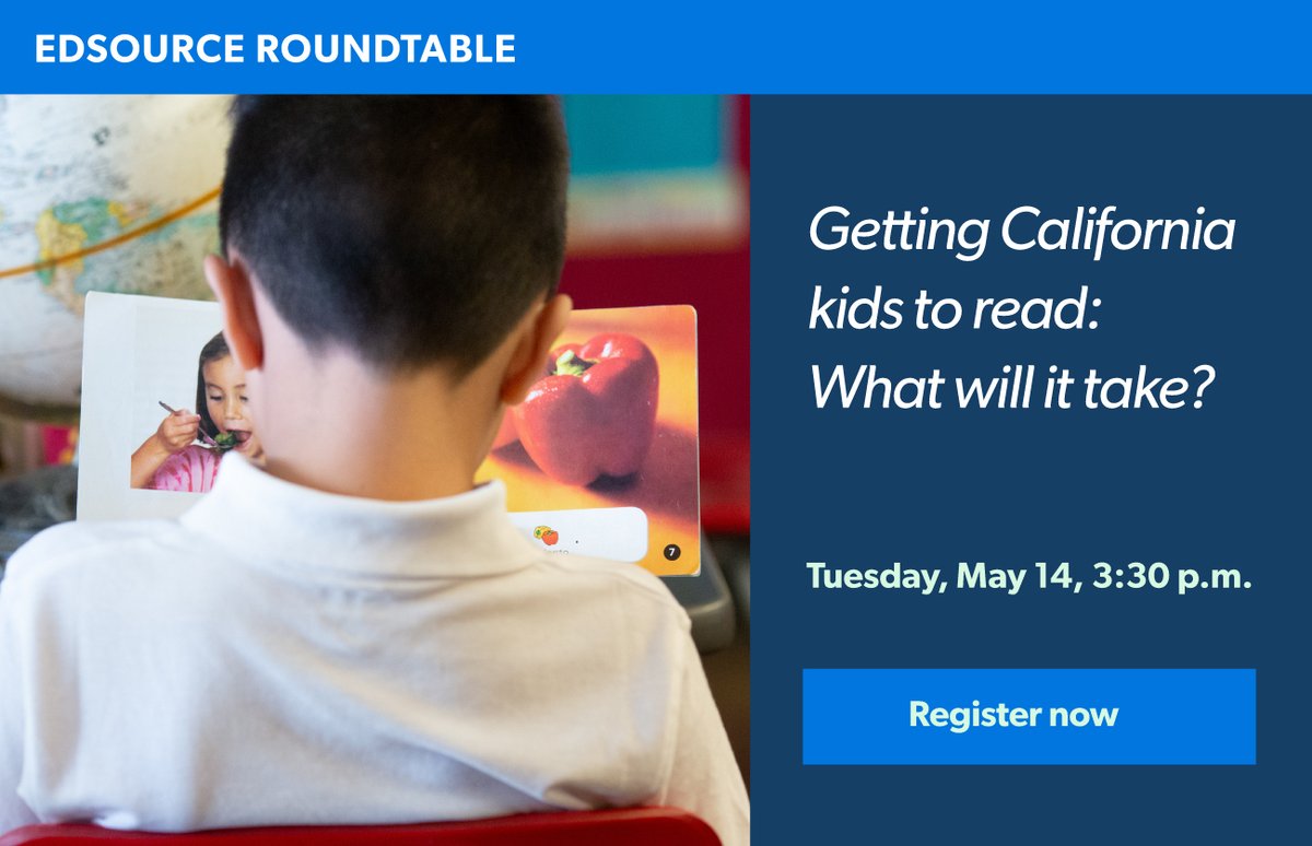What would a comprehensive, statewide approach that includes English learners look like?

Join us TODAY at 3:30 PT for an important discussion on effective #literacy for #EnglishLearners. #California 

💻Register: bit.ly/3JZd4SD