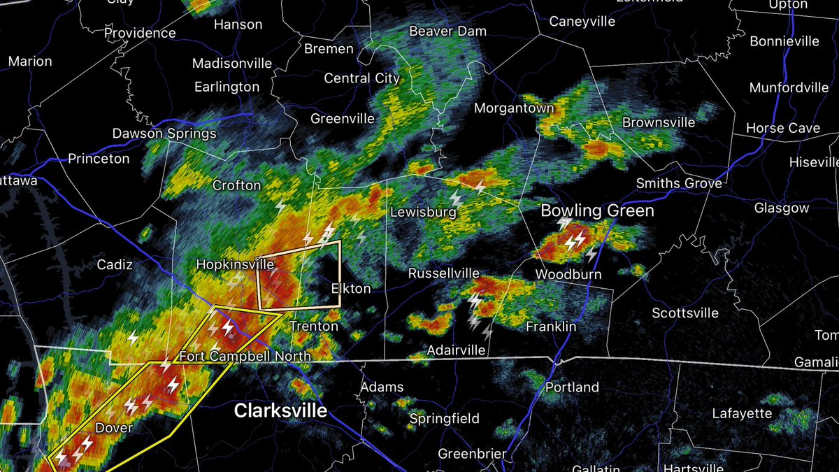 4:50p - Strong storms now intensifying across the region. A more organized line of storms, some severe, will soon be arriving from the southwest.