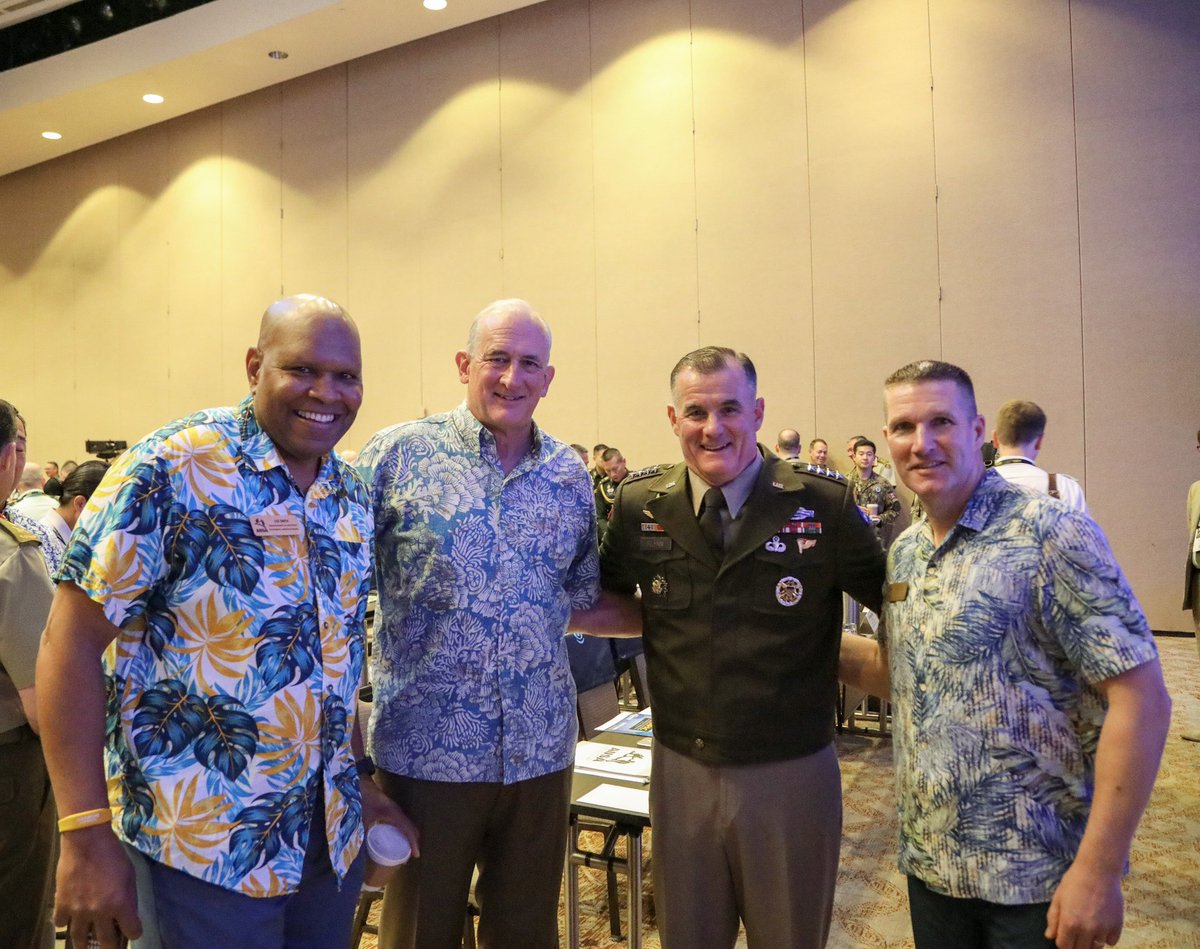 Thankful to GEN (R) Brown and the @AUSAorg team for putting together #LANPAC2024! 

#ArmyinthePacific 

@USArmy | @USARPAC | @INDOPACOM