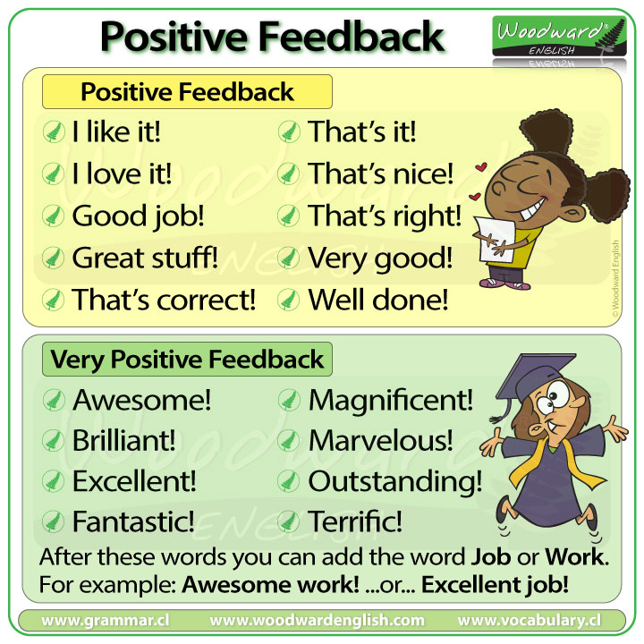 🟣 POSITIVE Feedback Vocabulary 🟣
See our complete English lesson about giving feedback (including a video) here:
vocabulary.cl/english/feedba…

#LearnEnglish #Feedback #PositiveFeedback #ESOL #EnglishTeachers #Teachers #Education