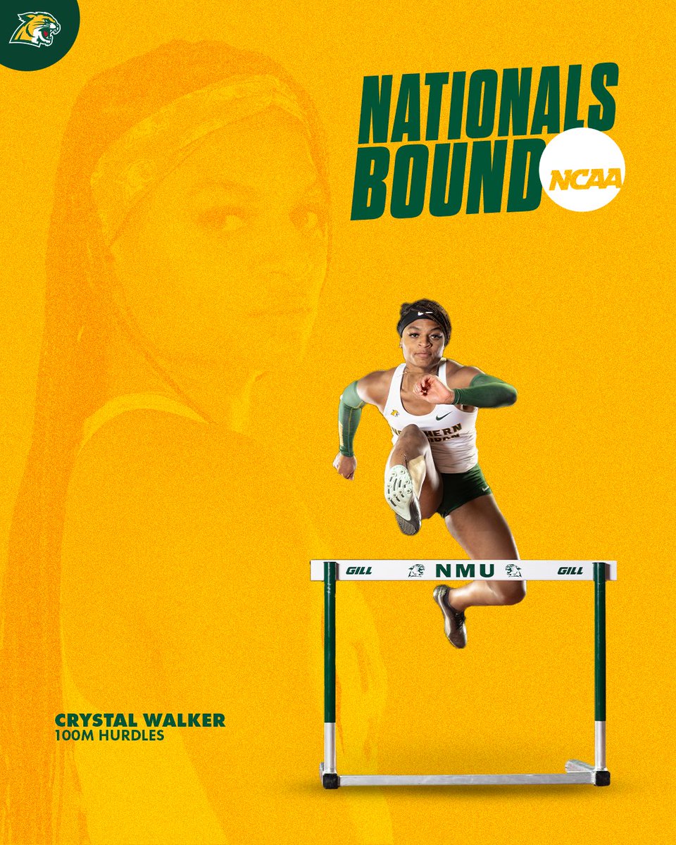Walker qualifies for the NCAA Outdoor Track & Field Championships. 📰 bit.ly/3wEpvAj #NMUwildcats