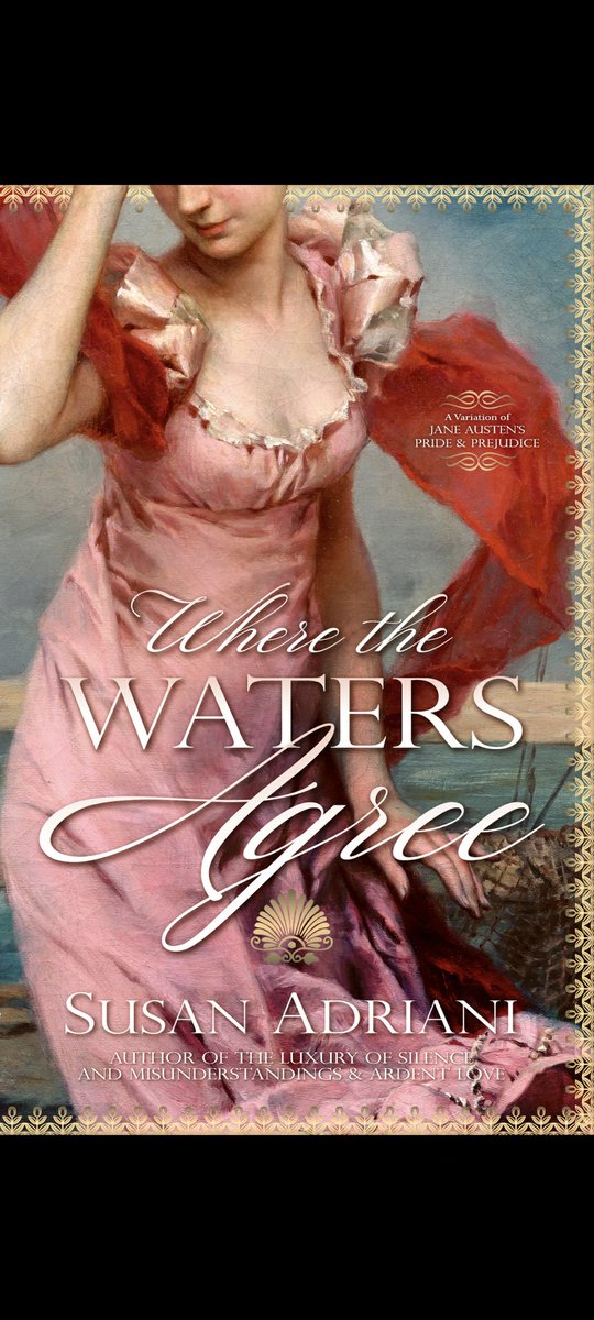 ReadingRegency's tweet image. I read "Where the Waters Agree", a P&amp;amp;P variation, in one sitting!  It was a refreshing novella taking place by the sea! Darcy's cousin, the Viscount, was an amusing side-character!