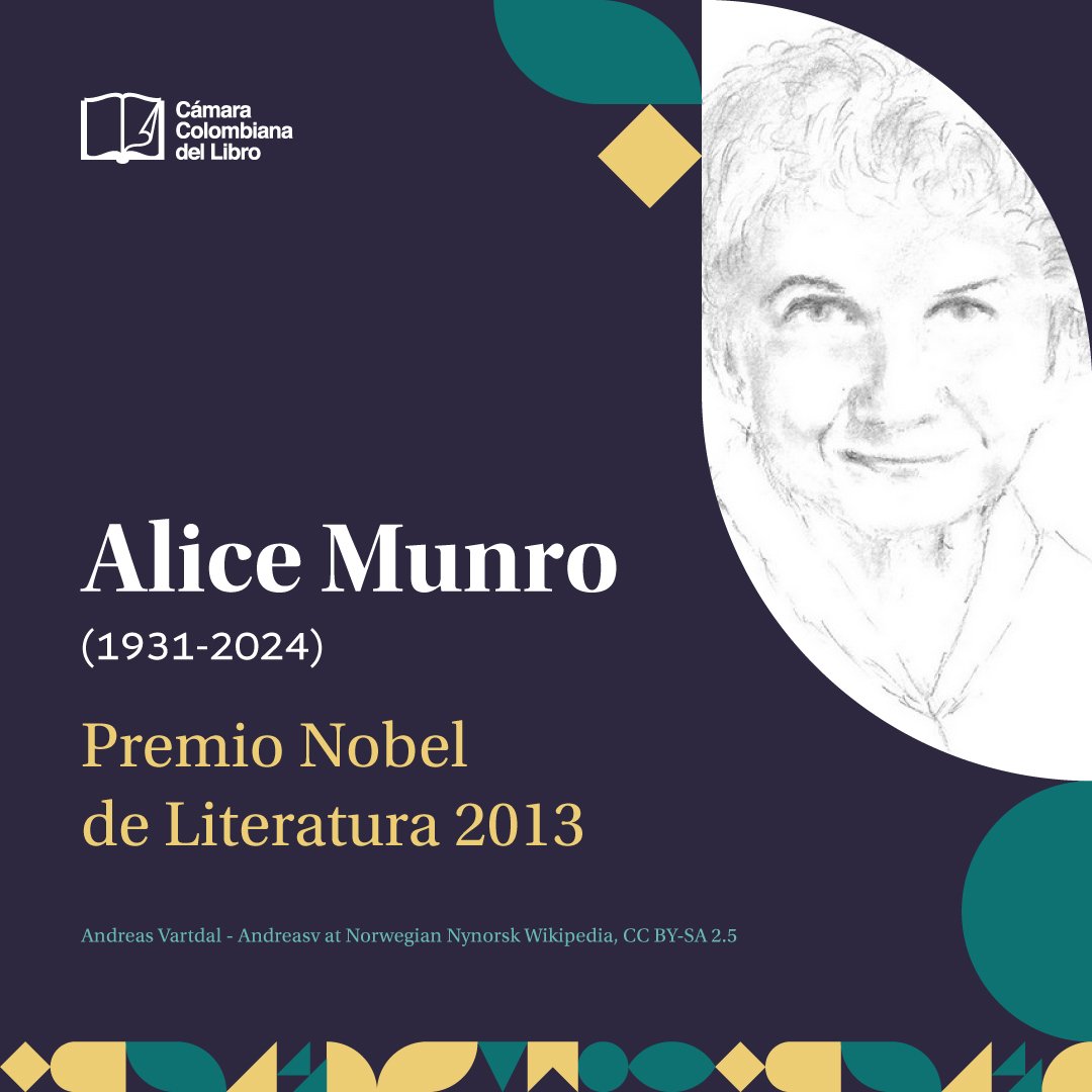 Lamentamos el fallecimiento de la escritora canadiense Alice Munro (1931 - 2024), maestra del relato breve y ganadora del Premio Nobel de Literatura en 2013.