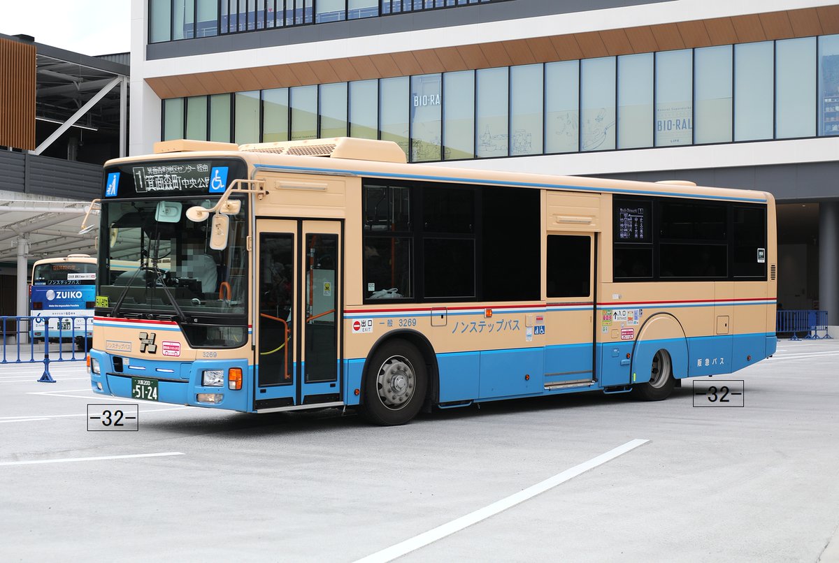 阪急バス HANKYU BUS 大阪200か5124 2KG-MP38FK 3269 2022年式 1｜箕面