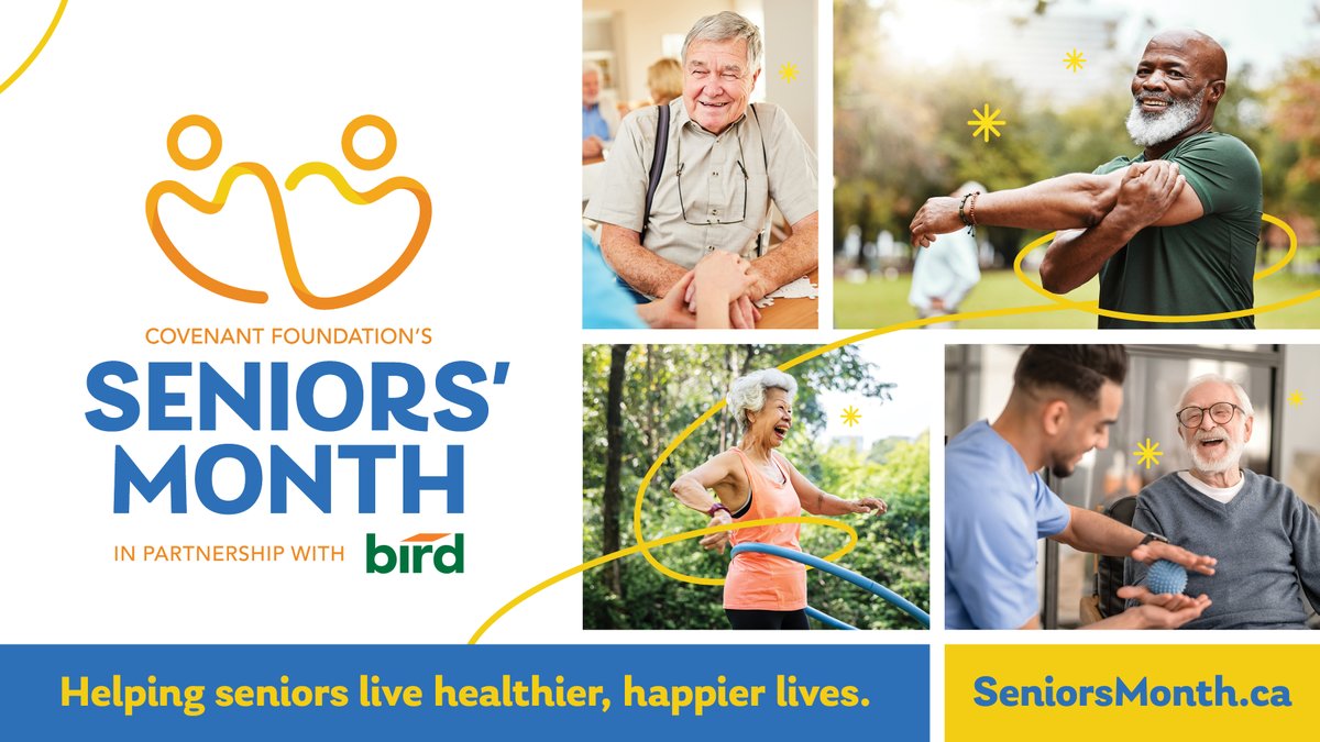 Reminder: May 17 is the last day to register your fundraising event to support #SeniorsMonth presented in partnership with @builtbybird! Support seniors in your community with fun events like a bake sale or craft sale! To start, download our DIY kit - ow.ly/QT7550RGl8c