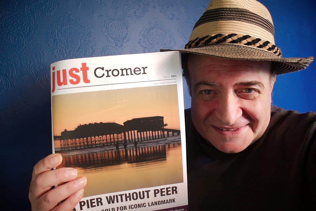 Thrilled to see my photograph of our stunning @thecromerpier on the front cover again! Huge thanks to Tracey and @JustRegional! 📸 (Celebrating Cromer Pier of the Year win!) 🎉 @NorthNorfolkDC @North_lodge @JaneWisson @PiersSociety