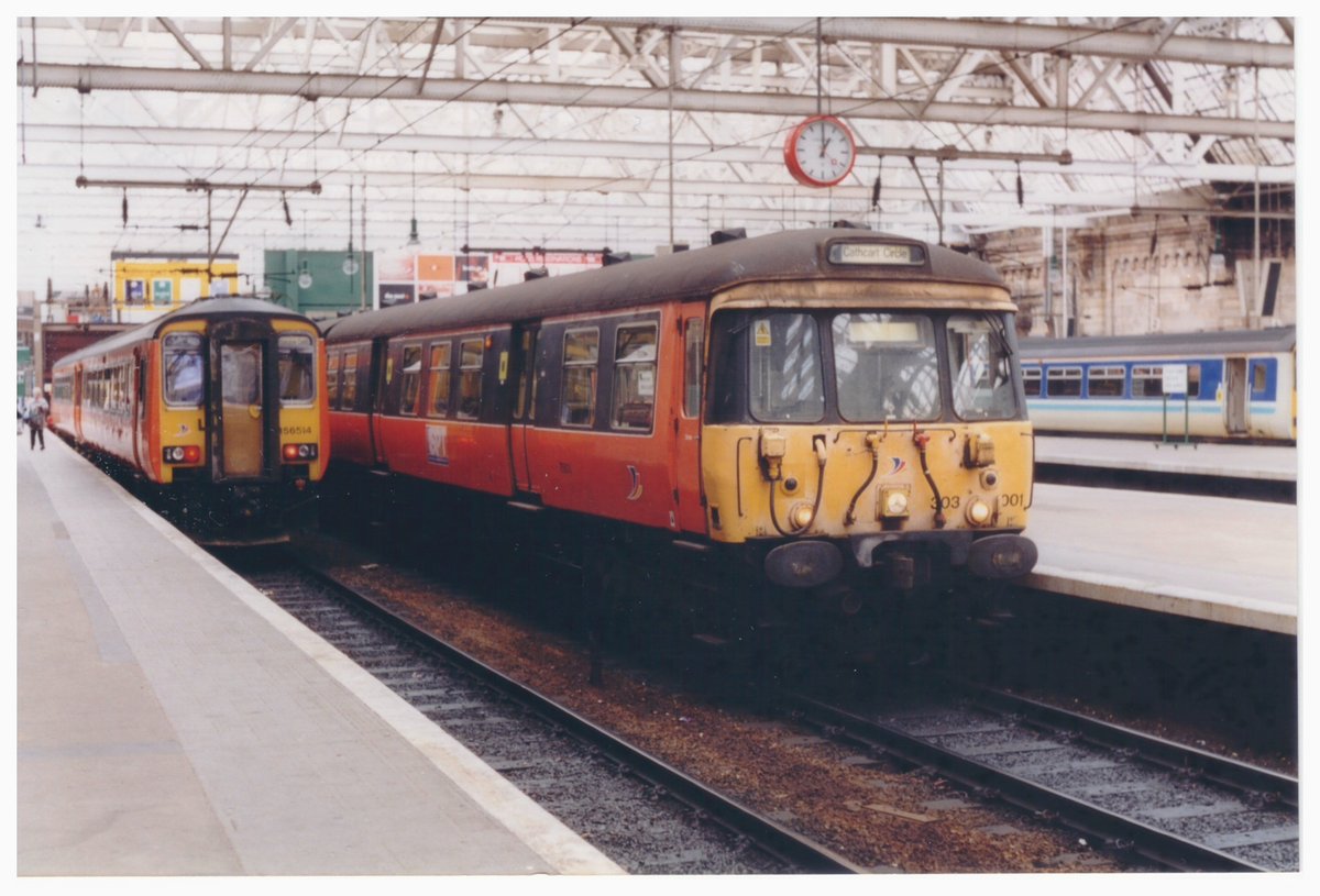 303 001 at #Glasgow Central at 13.04 on 15th July 1999. @networkrail #DailyPick #Archive @ScotRail