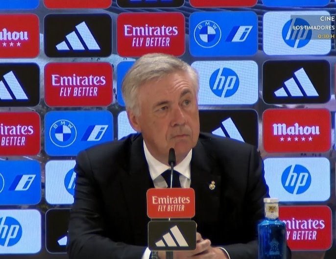 🚨🎙️| Ancelotti: 'Courtois in London? The situation is clear amongst us. We have two games left in La Liga, Lunin will play one and Courtois the other.'