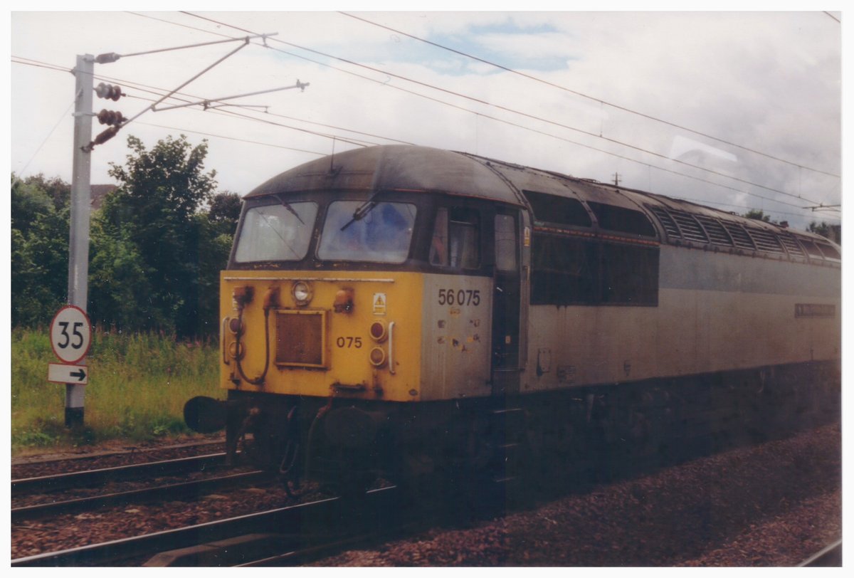 56 075 at Rutherglen at 14.32 on 15th July 1999. @networkrail #DailyPick #Archive