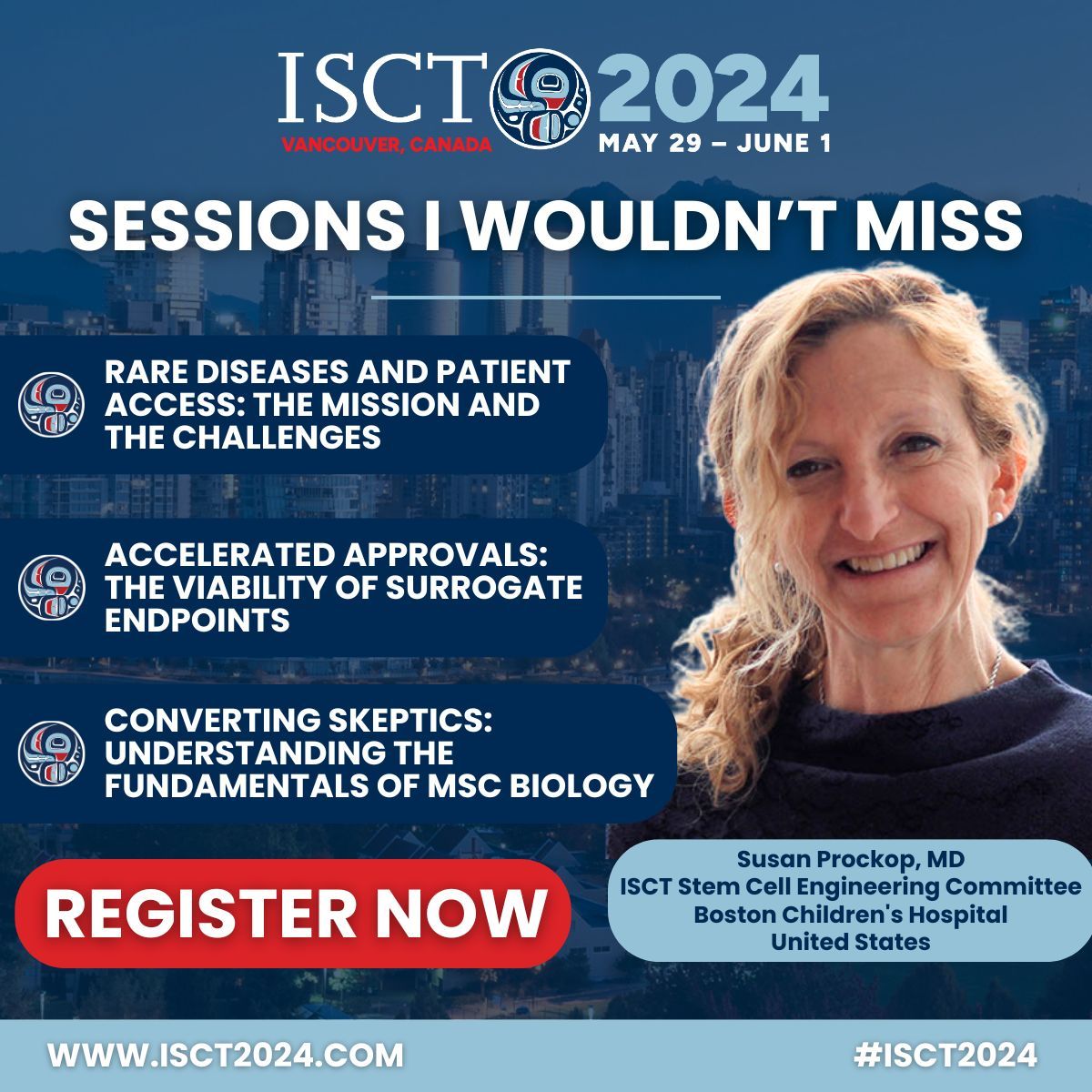 ISCT 2024 is just around the corner. Register now to secure your place alongside 2500 delegates from across the globe. buff.ly/484XMFT