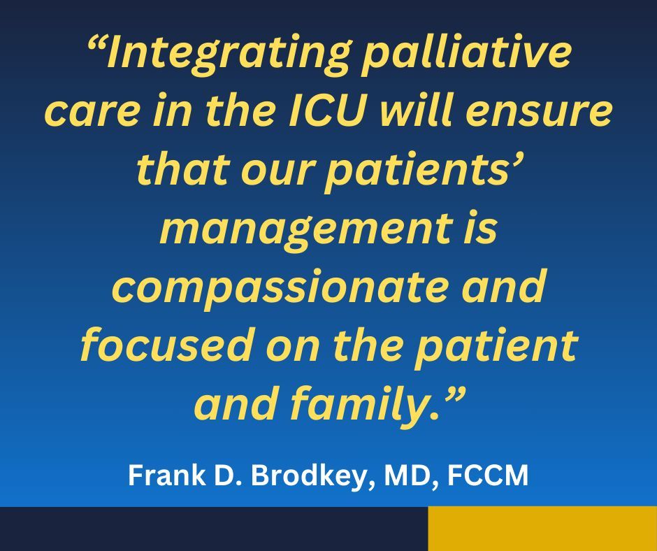 Clarifying misconceptions: #Palliative care ≠ hospice! @frankbrodkey of @uw_medicine highlights the role of palliative care in the #ICU for improved patient and family outcomes in our latest #Doctor's Voice column here: buff.ly/3WGdmW0 #AdvancedDirective #CriticalCare
