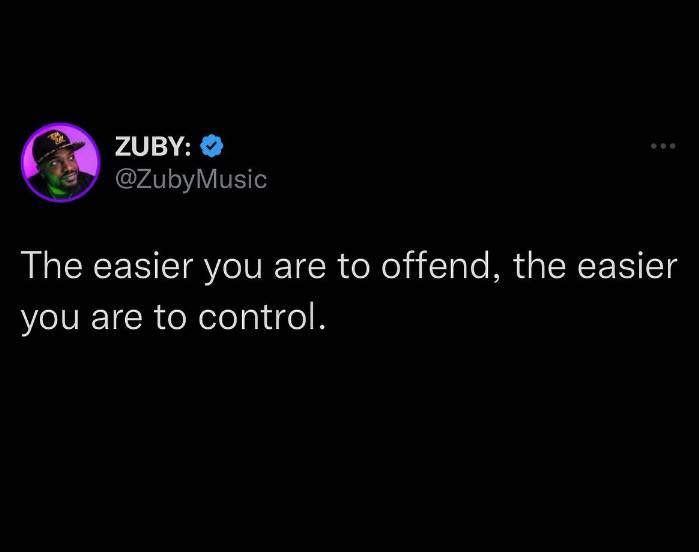 The Left knows this well. @ZubyMusic