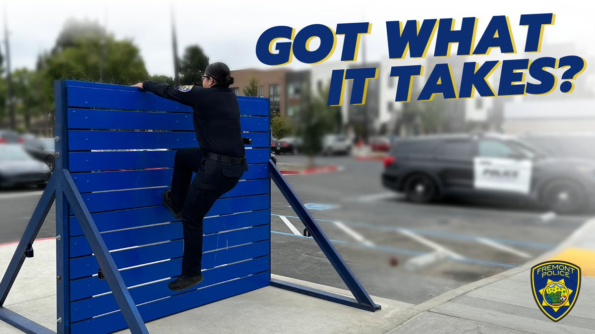 Got what it takes to climb over our 6ft agility wall? Stop by on May 15, from 12pm-2pm! There will be an officer on site to demonstrate & walk you through step by step. We will be located on the overflow parking lot in between the main library & the police department.