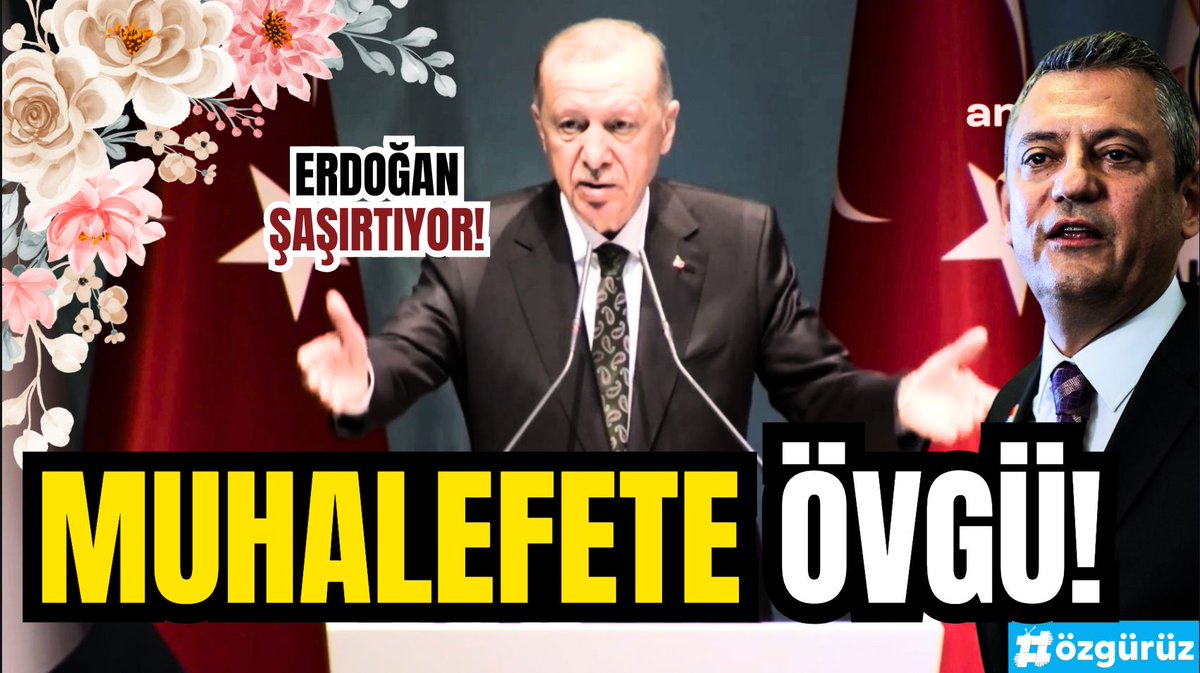 Erdoğan yumuşama mesajlarına ve muhalefeti övmeye devam ediyor: ''MUHALEFETTEKİ MUHATAPLARIMIZ DİRAYETLİ DAVRANIYOR'' Şimdi izleyin: youtu.be/-tr9qUl6CNo